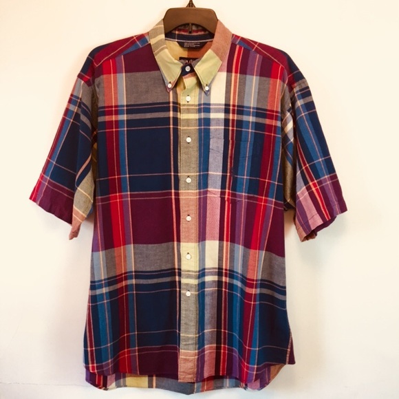Nautica Other - Nautica Plaid multicolored short sleeve XL Men’s